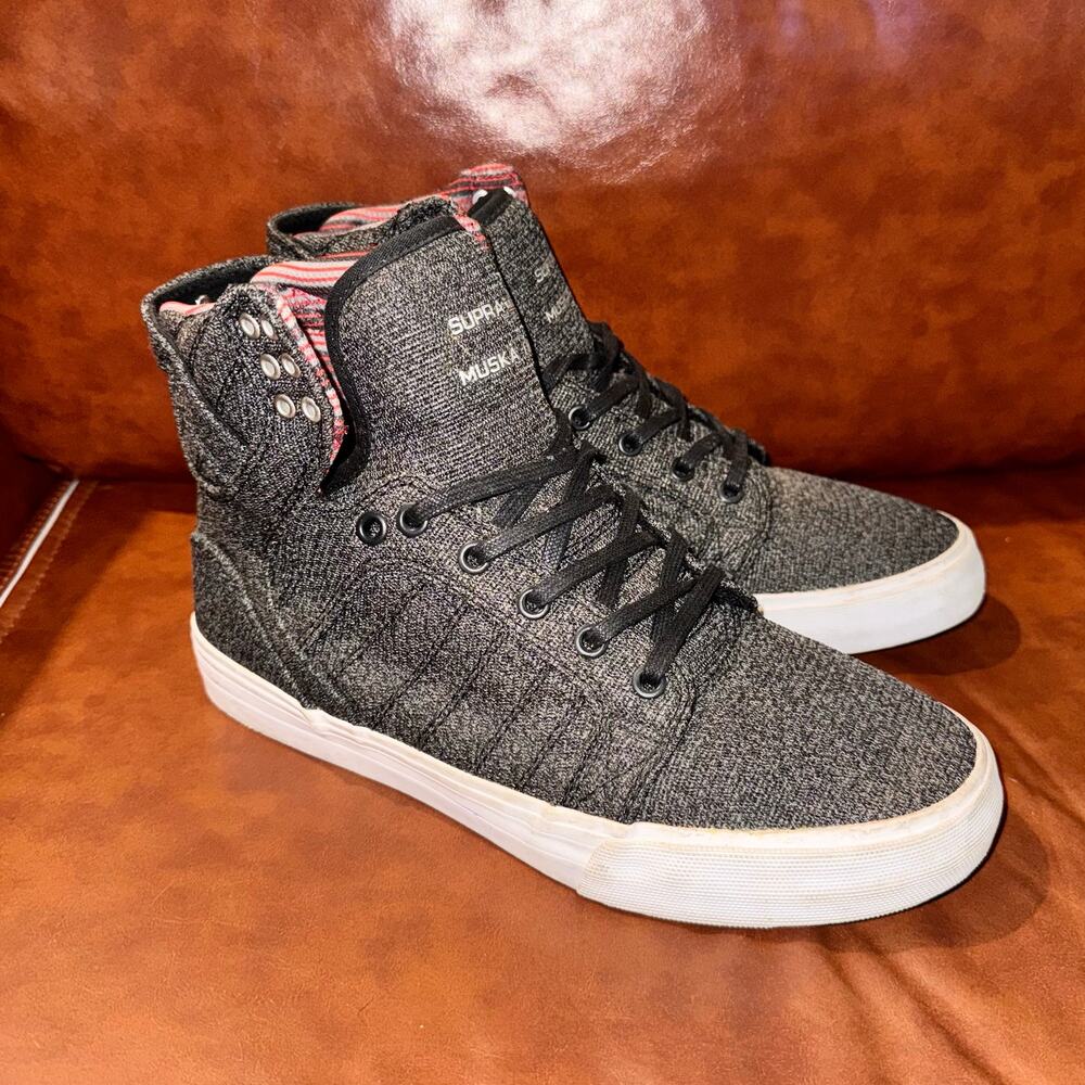 Supra Skytop Muska 001 high top skate sneakers size 8.5 men’s